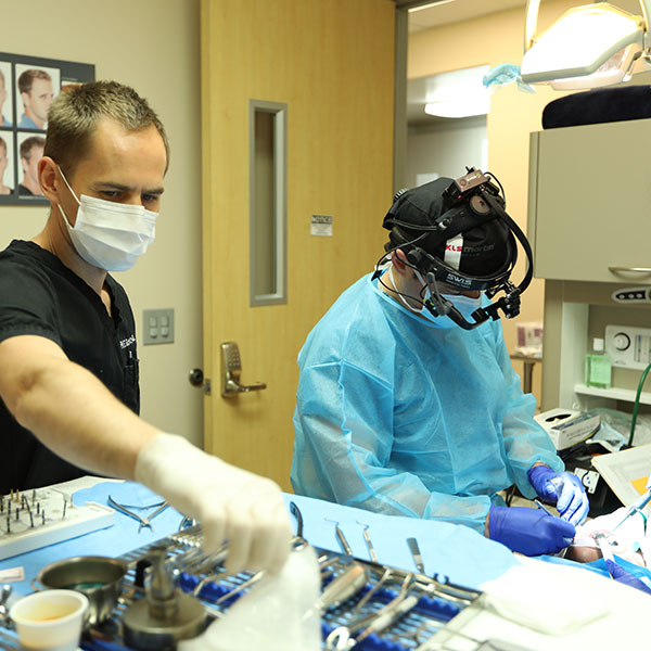 All-on-4 dental implants surgery